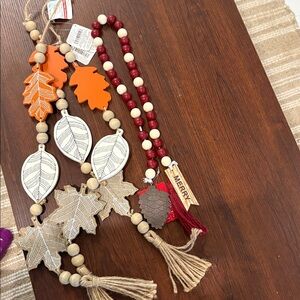 Set of 4 fall wall hangings